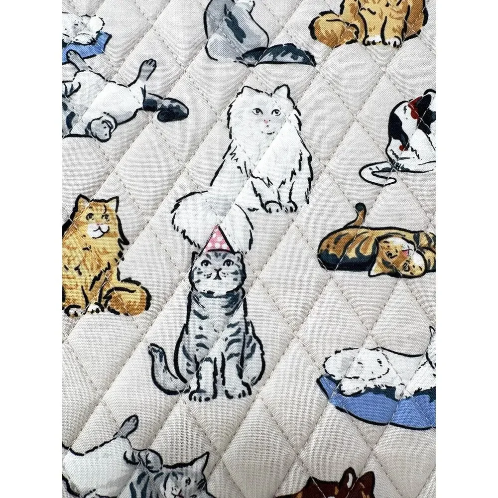 Vera Bradley A Cat’s Life Laptop Pouch Cotton Up To 15 in Laptop Cat Lover Gift